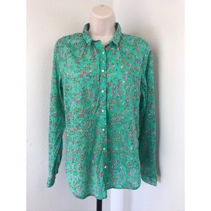 Anthropologie Holding Horses Floral Shirt